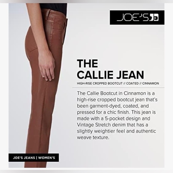 Joe's Callie High Rise Cropped Boot Jeans Size 26 - Picture 3 of 16